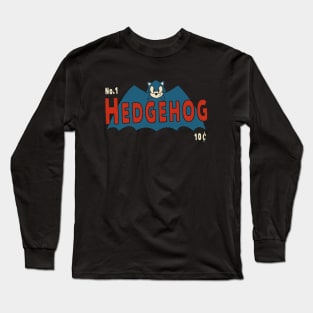 The Hedgehog // Retro Comics Cartoon Movies Gaming Bat Mashup Long Sleeve T-Shirt